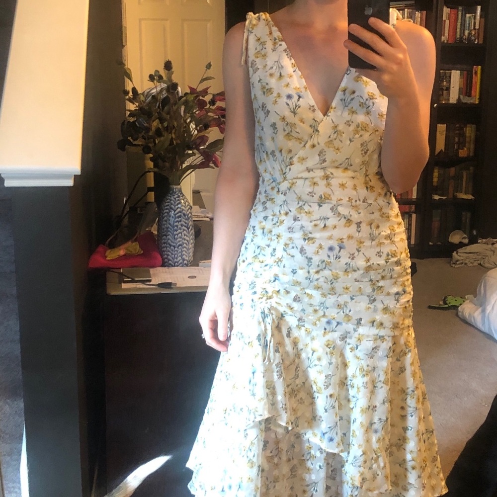 Floral dress perfect for wedding season